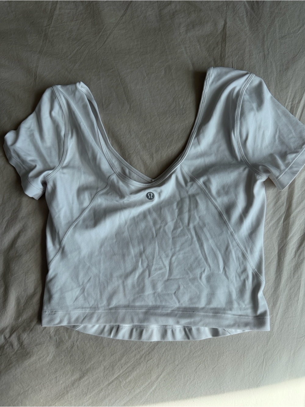 White Lululemon top